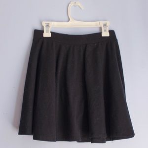 Black skater skirt